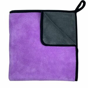 犬 猫 タオル 柔らかい 繊維 吸収性 タオル 手洗い アクセサリー 1枚 【Purple】【100x50cm】