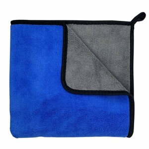 犬 猫 タオル 柔らかい 繊維 吸収性 タオル 手洗い アクセサリー 1枚 【blue】【60x30cm】