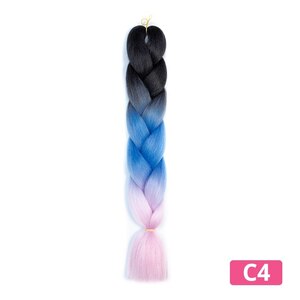  hair extension for women 24 -inch hair accessory Halloween festival C4 gradation 