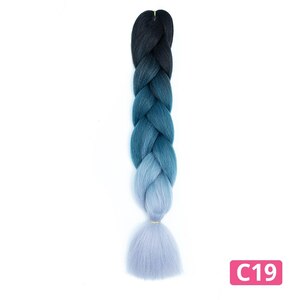  наращивание волос женский 24 дюймовый аксессуары для волос Halloween праздник C19 градация 