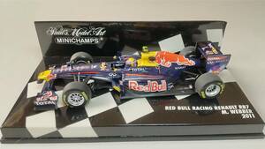 ミニチャンプス 1/43　レッドブル　RB7　M.ウェーバー（410110002）