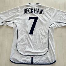 01-03 #7 BECKHAM ベッカム ENGLAND イングランド代表 W杯 ワールドカップ レプリカ ユニフォーム_画像1