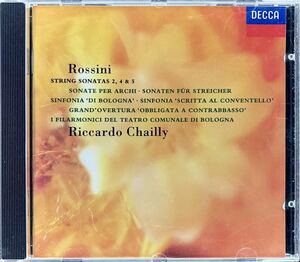 CD/ ロッシーニ：弦楽のためのソナタ 第2,4,5番 / シャイー&ボローニャ市立歌劇場管