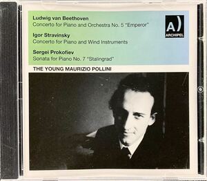 CD/ 若き日のポリーニ / ベートーヴェン：ピアノ協奏曲第5番「皇帝」/ポリーニ(P)、プラデッラ&RAIローマ響 / 1958年ライヴ