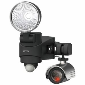 ムサシ MUSASHI RITEX ダミーカメラ付きLEDセンサーライト コンセント式　500ルーメン　DMC-SL7H