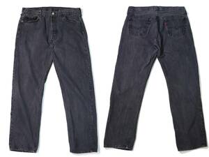 [実寸35/29] 希少 84' Levi's 501 0653 先染め ブラック デニム パンツ リーバイス ジーンズ 黒 ビンテージ vintage 80s 90s