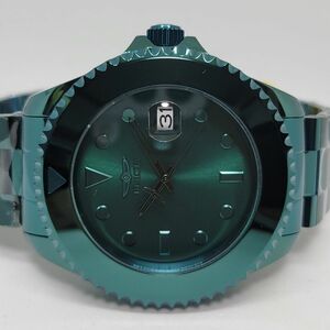 《妖艶なグリーン☆フルポリッシュ仕上げで雰囲気上々》Invicta インビクタ 38318 47mm プロダイバー オートマチック