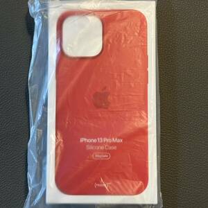 [新品未開封]Apple純正 国内正規品 iPhone 13 Pro Max シリコンケース MagSafe 対応 (PRODUCT)RED MM2V3FE/A