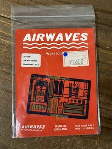 4844 【1/48】AIR WAVES 英軍 ハリケーンMk.Ⅰ エッチングパーツ 未使用品 プラモデル