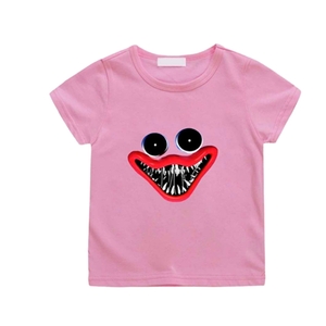 【Mサイズ】ハギーワギー Tシャツ ピンク 150㎝ ポピー プレイタイム 子供 こども 中高生 大人 お揃い ペア 半袖 かわいい部屋着 : HG012