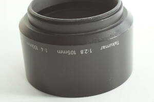 plnyeA002『送料無料 並品』PENTAX Takumar 105mm F2.8 100mm F4 ペンタックス メタルフード (49mm径)