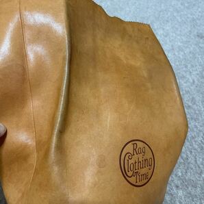 ベラフォンテ belafonte「RAGTIME LEATHER PAPER BAG」レザーバッグ クラッチバッグ ハンドバッグ 紙袋 エコバッグの画像7