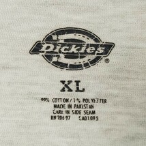 ディッキーズ　半袖Ｔシャツ　ワンポイント刺繍タグ　ＤＩＣＫＩＥＳロゴ　無地　ゆるだぼ　クルーネック　ビッグサイズ　一点もの_画像9