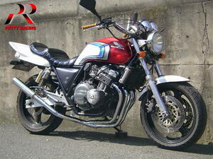 プリティー HONDA CB400SF nc31 R/S 4-1管 50.8π ALサイレンサー タイプ2 マフラー メッキ