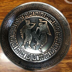 EVANGILE／エヴァンジル　盛皿　ブロンド仕上げ　フルーツ皿　飾り皿　インテリア　銅製　トレイ
