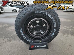 新作 デリカD5 RAV4 アウトランダー 新品 16インチタイヤホイールセット ヨコハマ ジオランダー X-AT G016 235/70R16 ホワイトレター