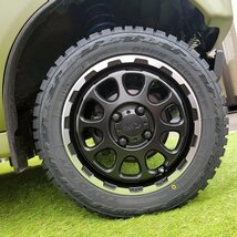 軽トラ 軽バン 14インチ 155/65R14 トーヨー オープンカントリー RT ホワイトレター タイヤ ホイール 新品 4本 セット 純正車高_画像3