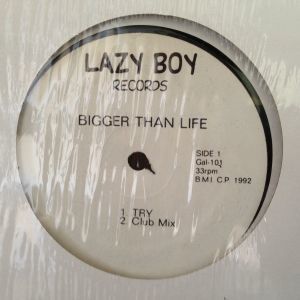 12inchレコード　BIGGER THAN LIFE / TRY