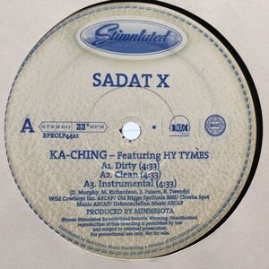 12inchレコード　SADAT X / KA-CHING feat. HY TYMES