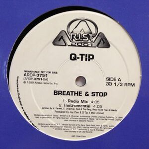 12inchレコード　Q-TIP / BREATHE & STOP