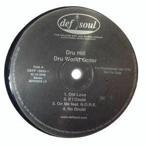 12inchレコード　DRU HILL / DRU WORLD ORDER SAMPLER EP