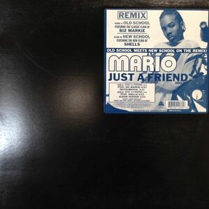 12inchレコード　MARIO / JUST A FRIEND 2002 feat. BIZ MARKIE