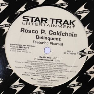 12inchレコード　 ROSCO P. COLDCHAIN / DELINQUENT feat. PHARRELL