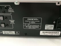 ♪▲【ONKYO オンキョー】CDプレーヤー C-705FX 0605 3_画像4