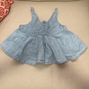 ◆美品 サイズ120 女の子 チュニック トップス デニム F・O・インターナショナル