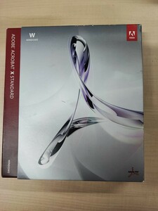 ◎(E0005) 中古 Adobe Acrobat X Standard アップグレード版 Windows版 正規ライセンス付き PDF作成 編集