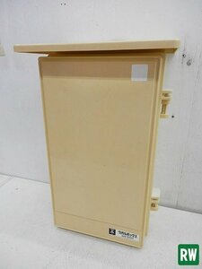 ウオルボックス 未来工業 WB-3AM 屋根付（タテ型） 木板ベース付き 防雨構造 プラスチック製 キャビネット [6]