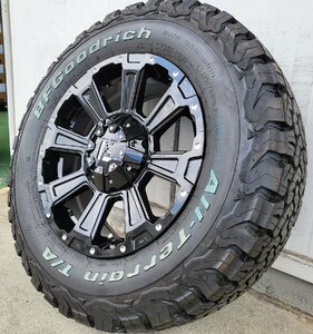 デリカD5 エクストレイル C-HR クロスロード タイヤホイール 16インチ DeathRock BF グッドリッチ A/T KO2 225/70R16 215/70R16 235/70R16