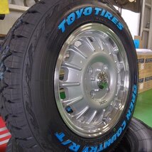 新発売 Noel プロボックス TOYO OPENCOUNTRY RT 165/80R14 ホワイトレター 14インチ タイヤホイールセット_画像7