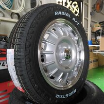 新発売 Noel NV200 バネット デリカ D3 MUDSTAR Radial AT 175/65R14 82H 14インチ タイヤホイールセット ホワイトレター_画像1