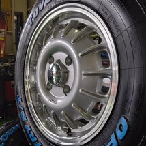 新発売 Noel プロボックス TOYO OPENCOUNTRY RT 165/80R14 ホワイトレター 14インチ タイヤホイールセット_画像3