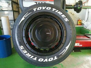 車検対応 200系ハイエース タイヤホイールセット TOYO H30 215/65R16 16インチ SwaGGer オールドスタイル 新品 4本セット