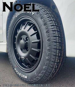 ハスラー デリカミニ スペーシアギア ウェイク マッドスター ラジアル AT 165/60R15 15インチ タイヤホイール ホワイトレター