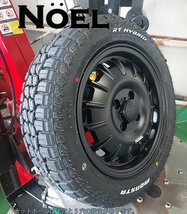 軽トラ　軽バン ハイゼット エヴリィ アトレー MONSTA RT ハイブリッド 155/65R14 14インチ ホワイトレター タイヤホイールセット_画像5