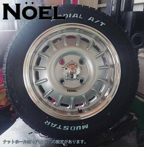 NV200 バネット デリカ D3 マッドスター ラジアル AT 175/65R14 14インチ ホワイトレター タイヤホイールセット