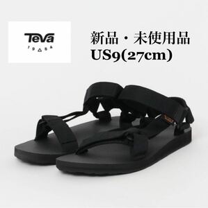 TEVA テバ ORIGINAL UNIVERSAL オリジナル ユニバーサル サンダル ブラック メンズ レジャー アウトドア US9