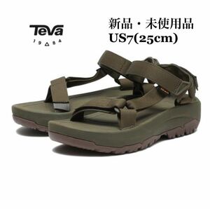 TEVAtebaHURRICANE XLT2 AMPSOLE Hurricane усилитель подошва сандалии темно-зеленый мужской отдых уличный US7