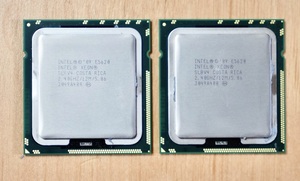 intel Xeon E5620 4コア 8スレッド2.4GHz CPU 2個セット動作確認済みです。