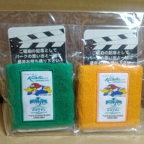 非売品 ウッドペッカー 手首 サポーター 2個セット ユニバーサルスタジオジャパン USJ ホテル近鉄 キャラクター テニス 運動