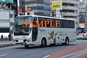 D-21【バス写真】L版６枚　西鉄バス　エアロクイーン　はかた号　新宿