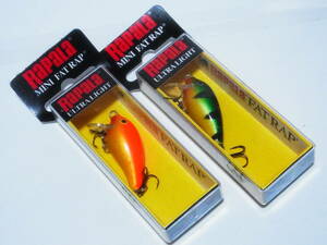 ラパラ　ミニファットラップ　MFR-3　新品2個セット　Rapala　エリア　FATRAP　管釣り　トラウト　