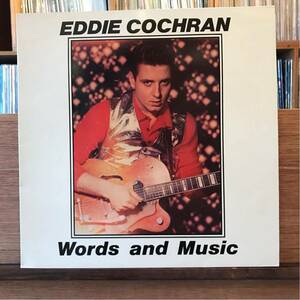 EDDIE COCHRAN LP Words and Music ロカビリー