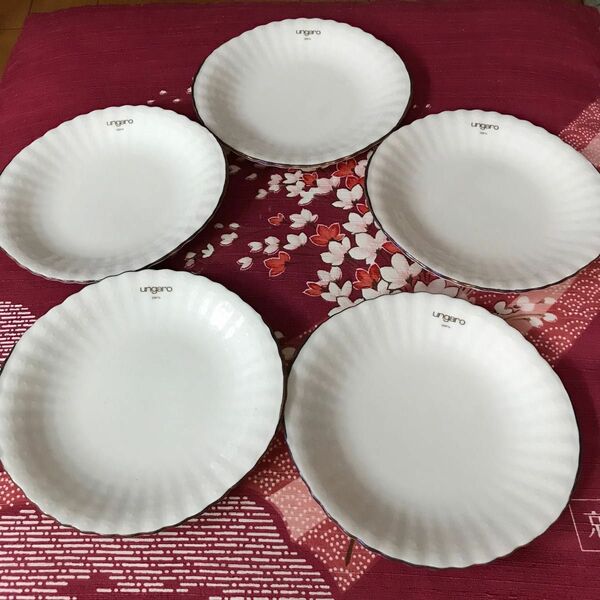 ウンガロungaroケーキ皿5皿セット