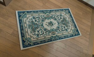  SARAY サライ ラグ マット カーペット 絨毯 敷物 トルコ製 ベージュ系 100cm×60cm