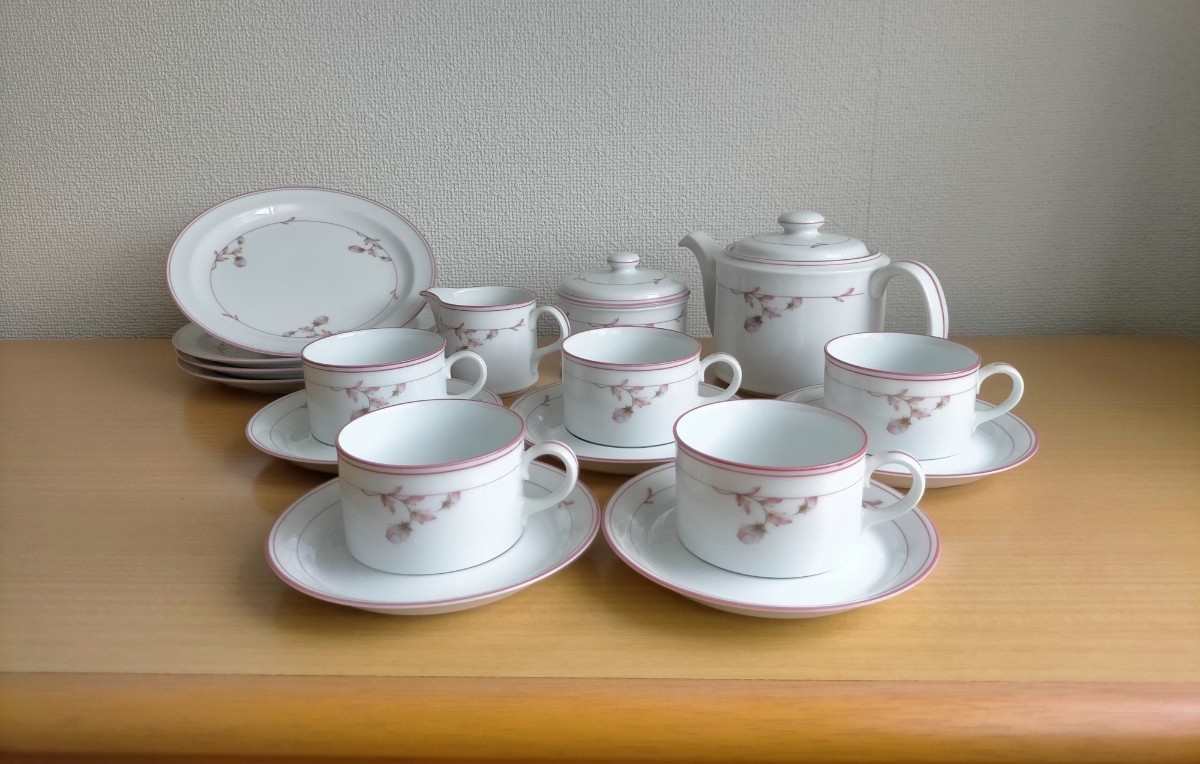 Noritake ノリタケ ティーセット カップ&ソーサー ティーポット