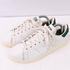 STANSMITH 25.0cm/adidas スタンスミス アディダス スニーカー 白 ホワイト 緑 中古 古着 メンズ レディース ad4329